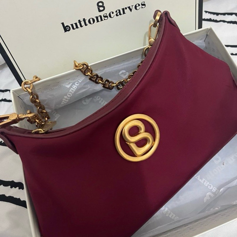 Luana Bag Buttonscarves Cherry PRELOVED