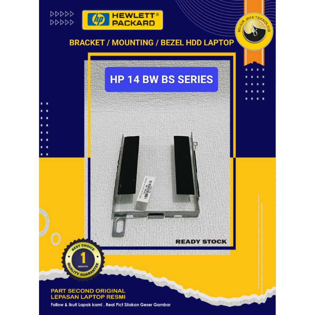 Bracket Hardisk Docking Mounting Bezel HDD SATA Laptop HP 14 BS BW 240 245 246 G6 Second Original