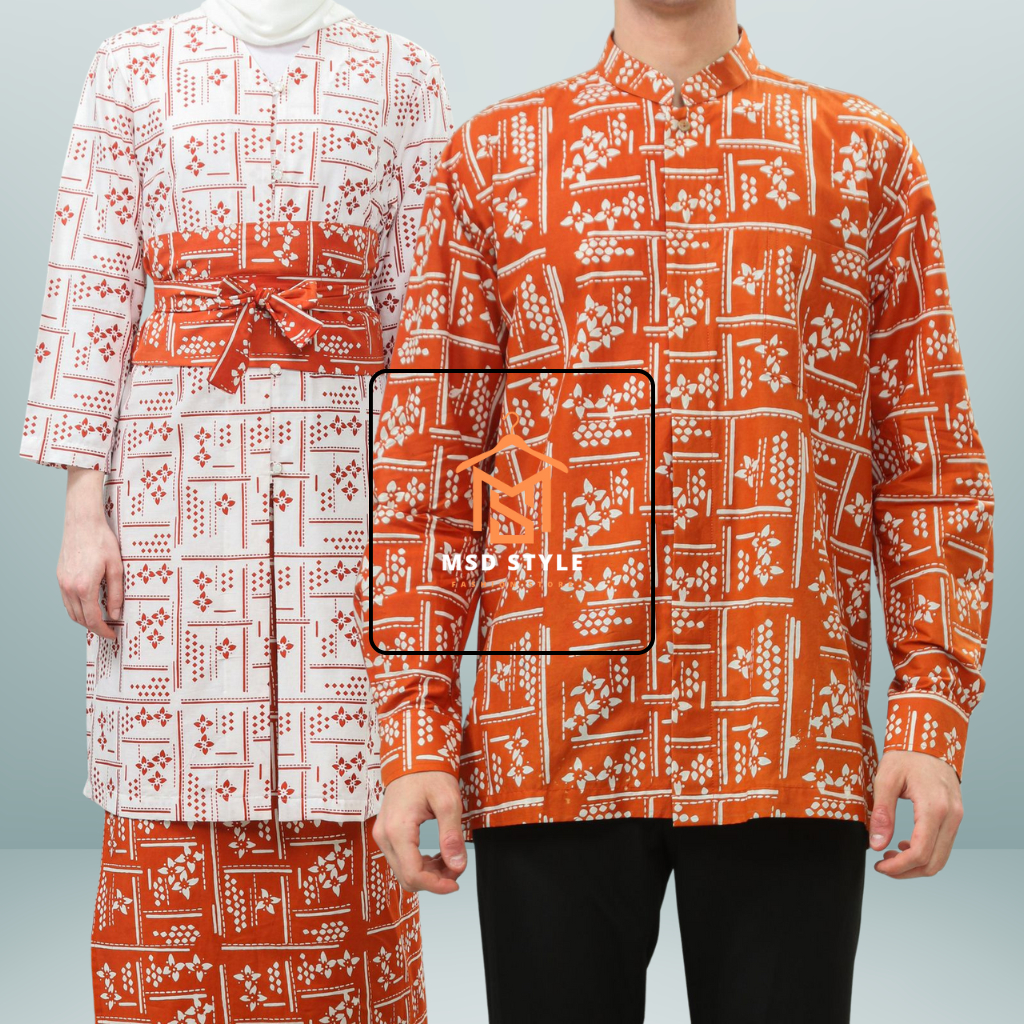 Hnna Baju Atasan Wanita Tunik Couple Kemko Batik Modern Couple Pasangan Kondangan Casual Batik