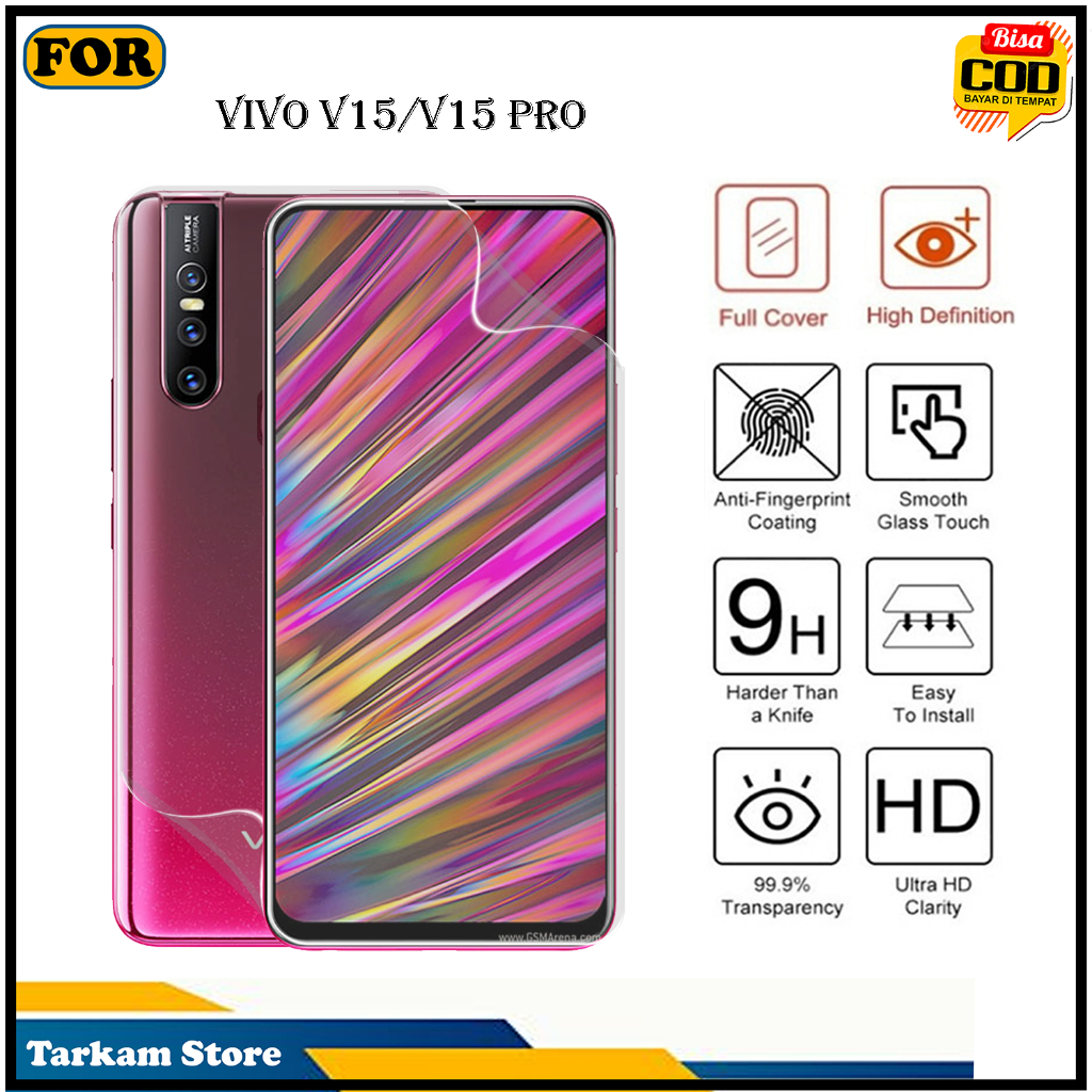 hydrogel antigores VIVO V15/V15 PRO Ini hydrogel jelly bukan tempered glass ya