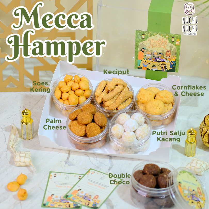 

MECCA HAMPER Special Ramadhan Cookies Nichi Nichi by Farine