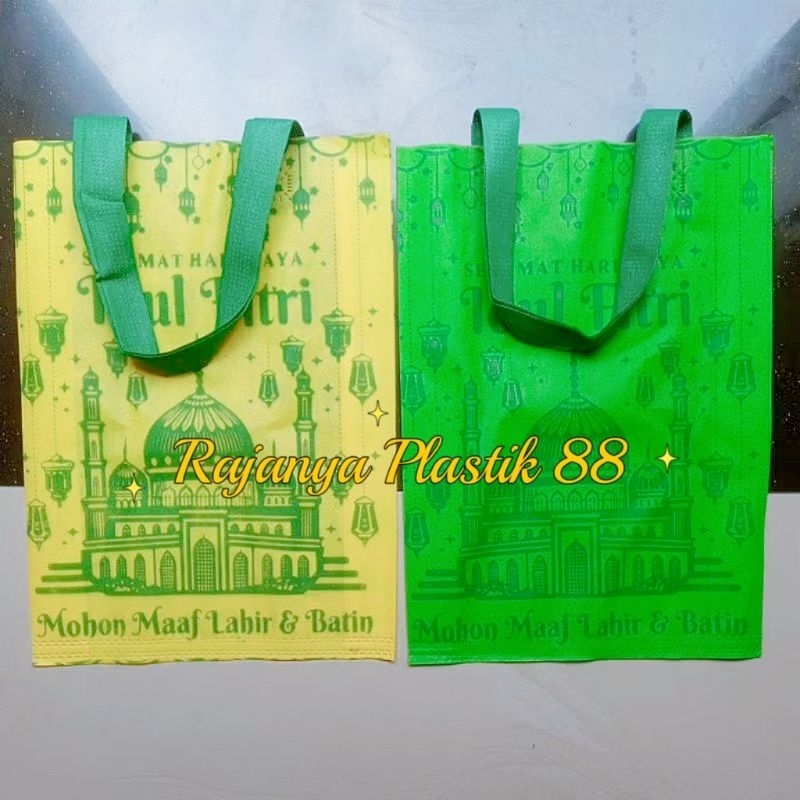 

Tas idul fitri tas spunbond goodie bag ukuran 25x35