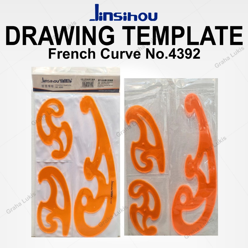 

Drawing Template / French Curve / Mal kuping / Mal Wayang / Mal Busur Kurva