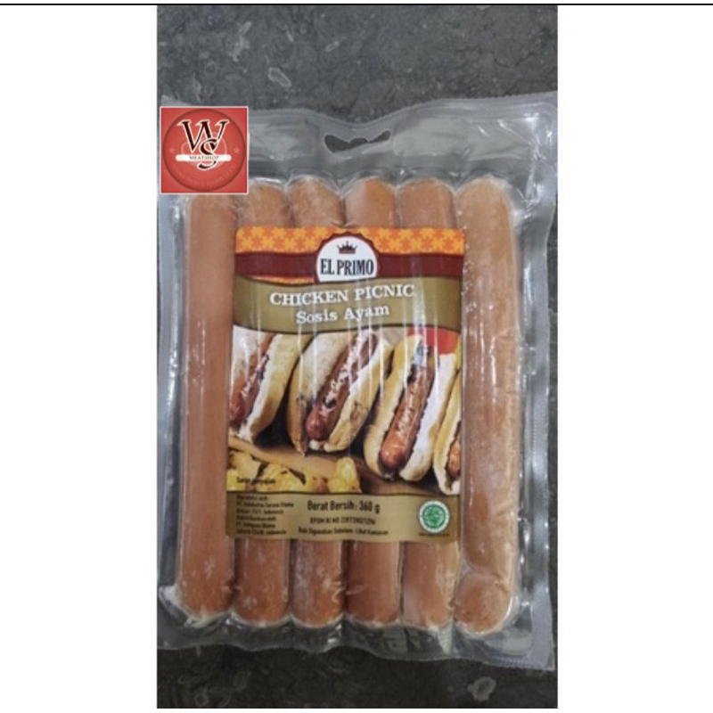 

EL PRIMO CHICKEN PICNIC SAUSAGE 360 gr