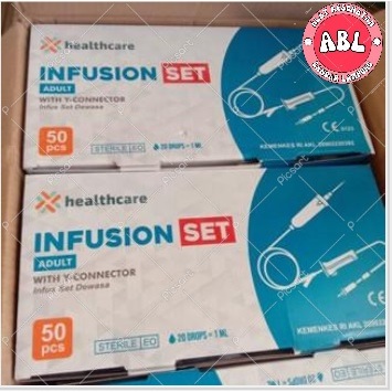 INFUS SET TIPE Y ANAK & DEWASA, HARGA 1AN