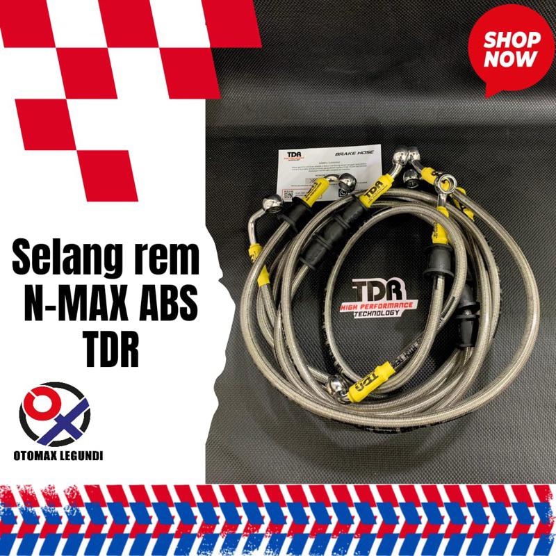 Selang rem TDR NMAX ABS Titanium Silver