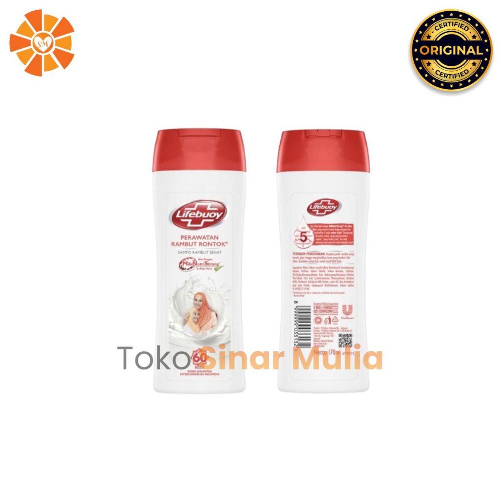 Lifebuoy Shampoo Anti Hair Fall Perawatan Rambut Rontok