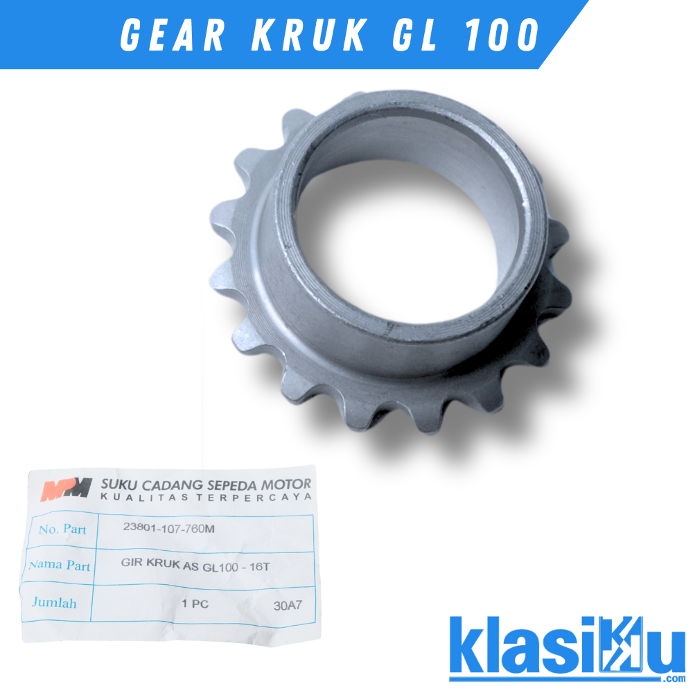 Gear As Kruk Motor Kruk GL 100 GIR AS Gl10T-16T