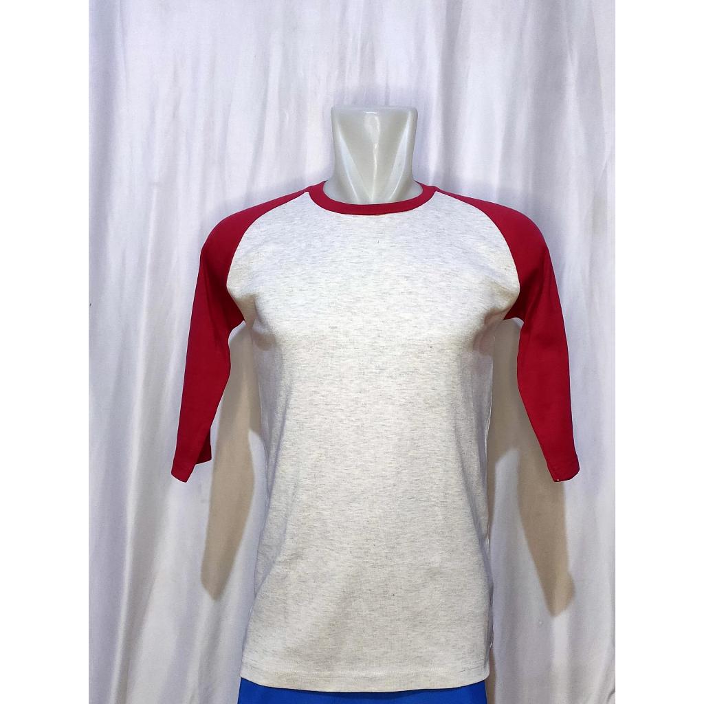 Kaos T Shirt Soul Concept Pria Preloved Merah Putih Lengan Panjang