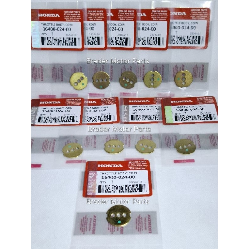 Koin Coin TB Throttle Body 24mm Vario 125 old Supra Fi Helm-in Blade Original