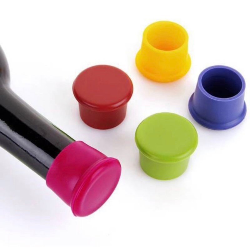 Isi 10 Tutup Botol Silicone Tutup Botol Karet Silikon Tutup Botol Berwarna Silikon Tutup Botol Minum
