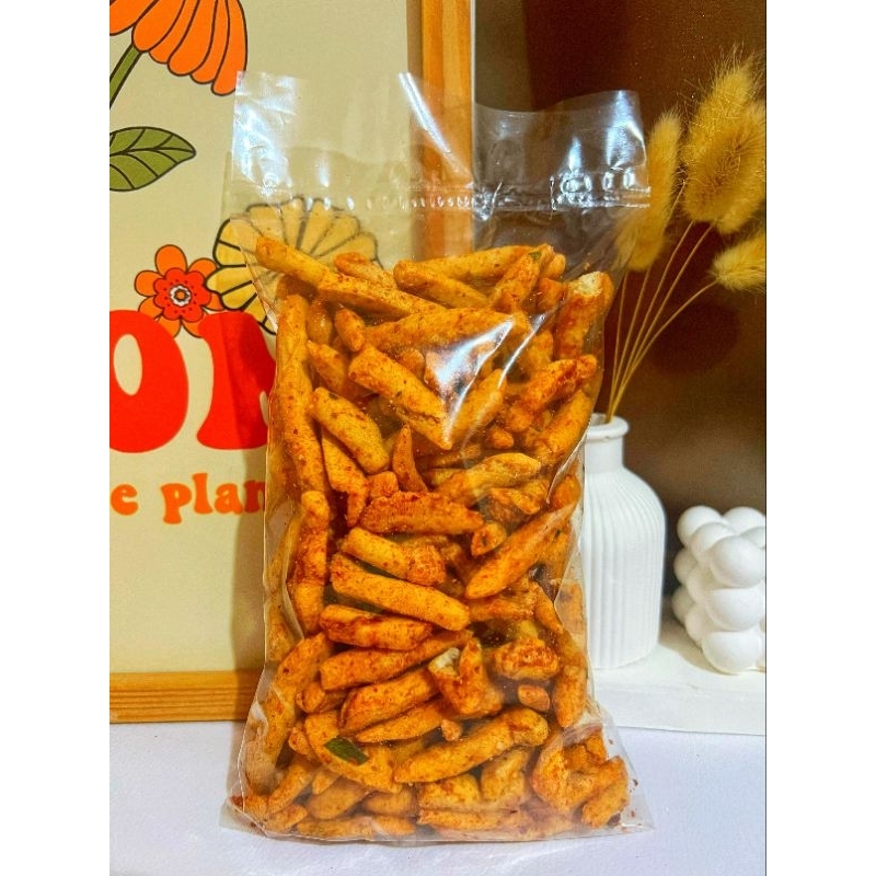 

Snack Kiloan Basreng Pedas Stick | Aneka Cemilan Kerupuk | Oleh-Oleh Camilan enak gurih pedas