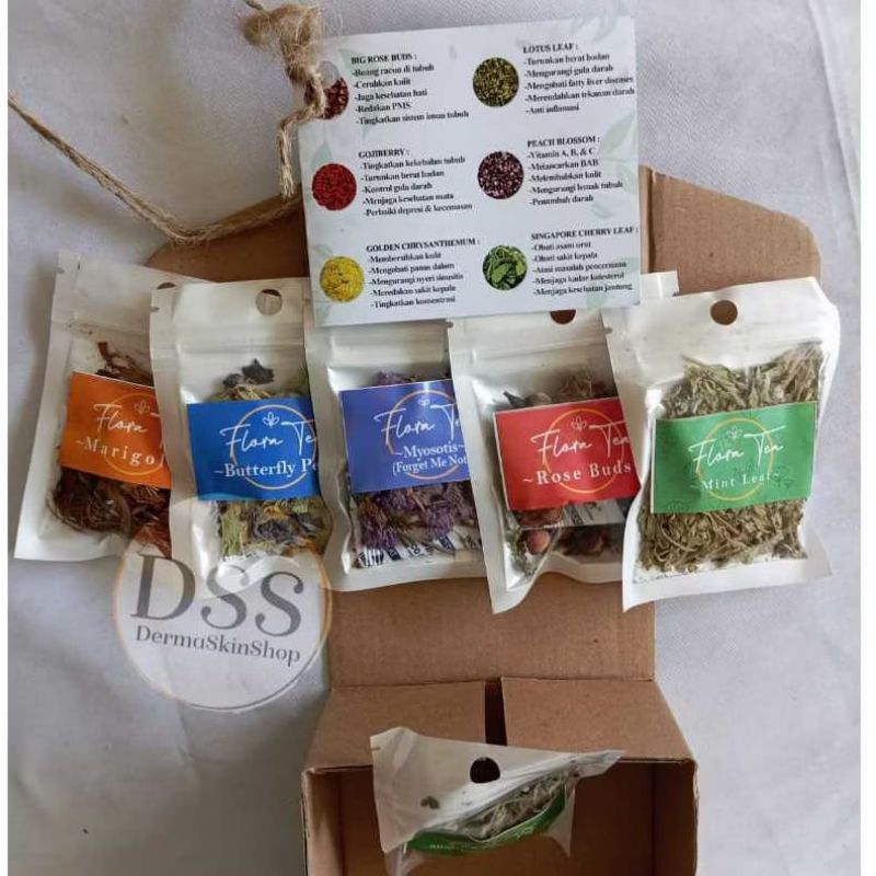 

Flora Tea / Teh kesehatan/1 boks X 6pcs berfariasi tea