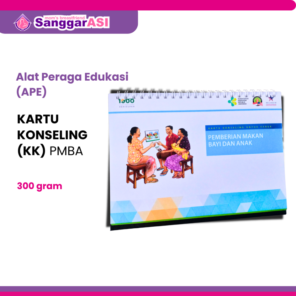[Sanggar ASI] KARTU KONSELING PMBA (PEMBERIAN MAKAN BAYI DAN ANAK) DAN BOOKLET PMBA