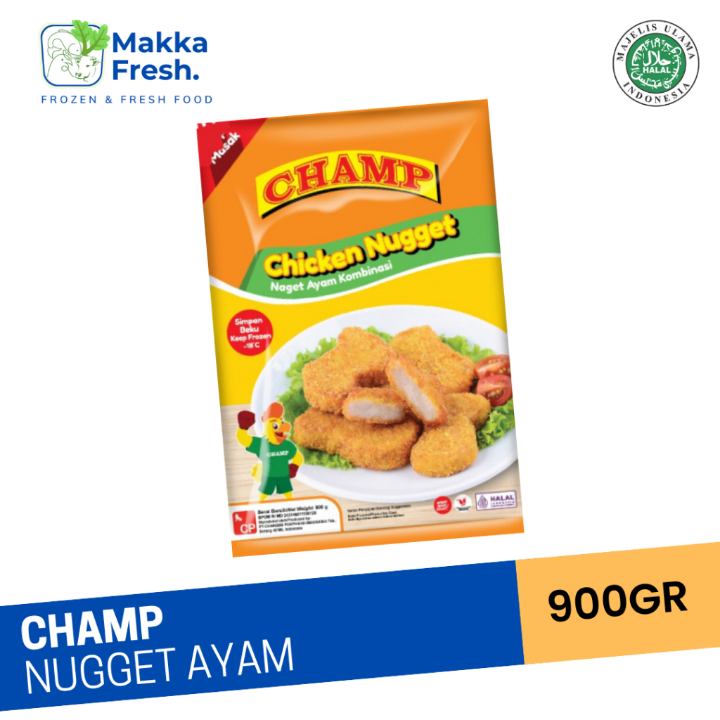 

champ chicken nugget 900 gram