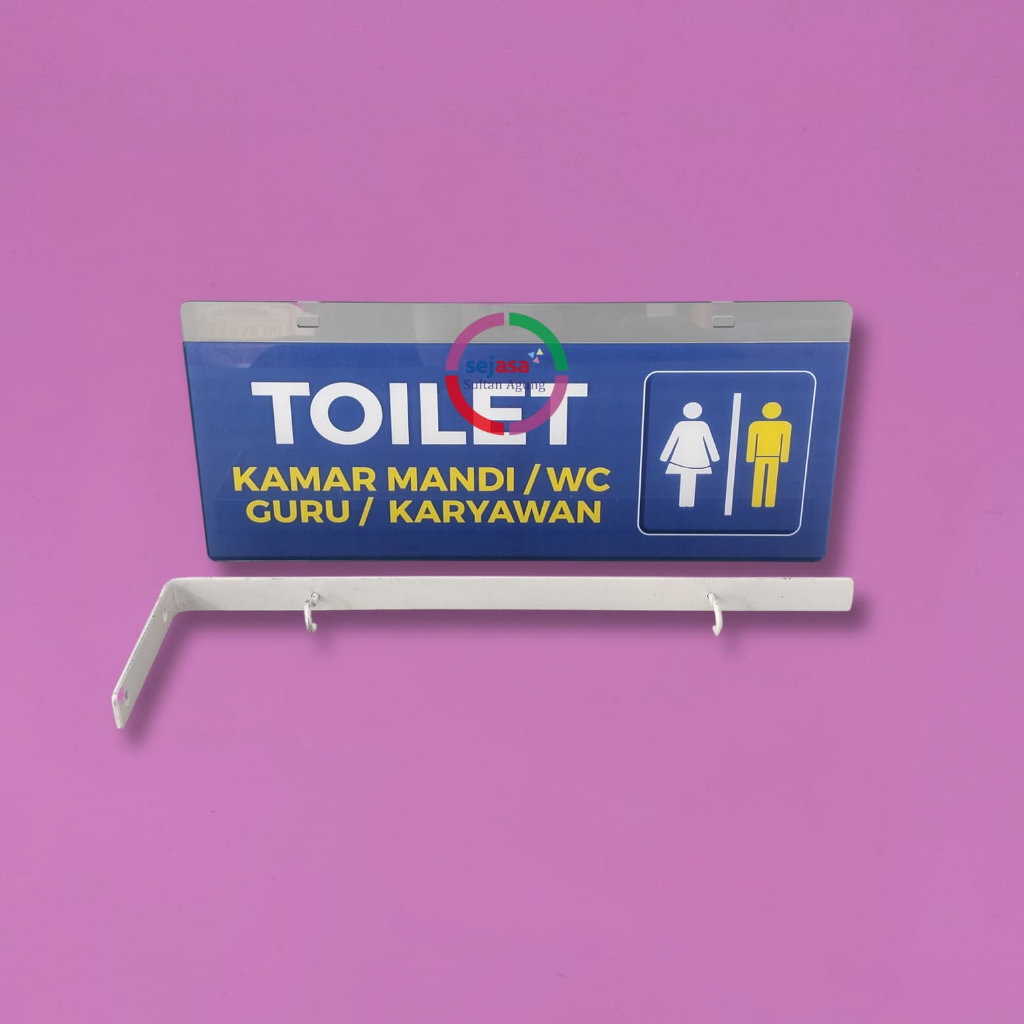 

Akrilik Nama Ruang Gantung Sekolah Toilet | Papan Gantung Toilet - Kamar Mandi / WC Guru / Karyawan