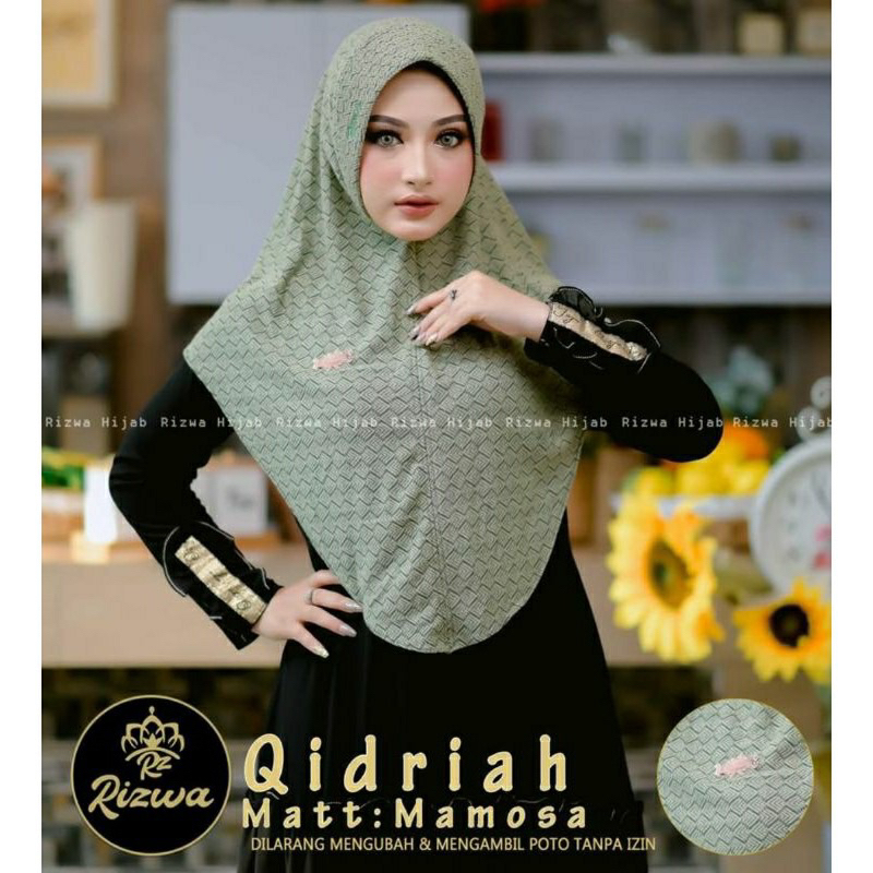 hijab bergo qidriah original rizwa