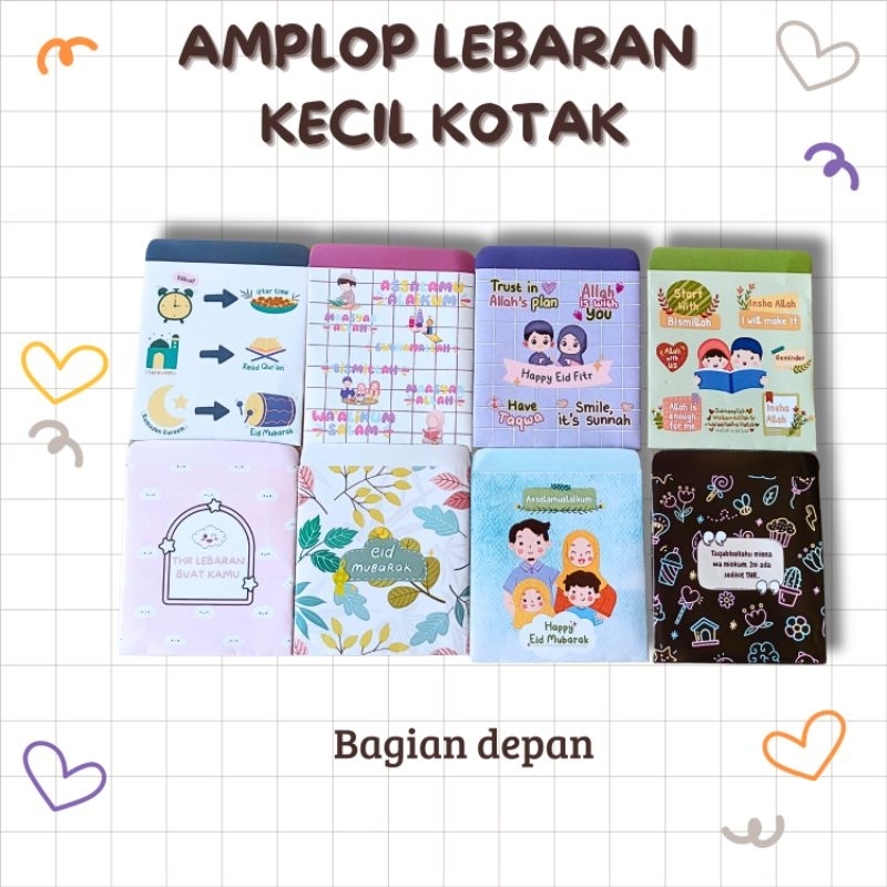 

[Isi 8pcs] Amplop Lebaran 2025 Kecil Unik Lucu Part 2