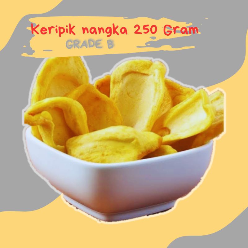 

KRACKO Keripik Nangka Oven 250 gram Grade B Manis Renyah