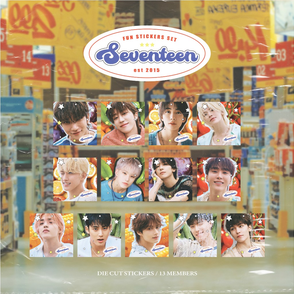 

SEVENTEEN RIGHT HERE - Online Freebies (STICKERS)