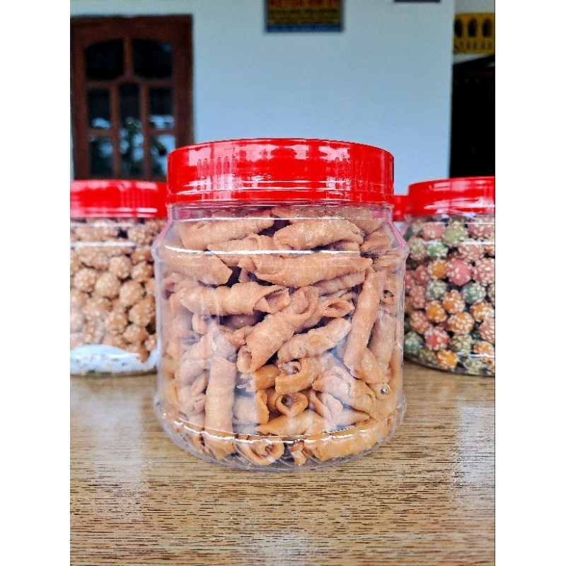 

Kue Bilis Gulung +-350 gram kemasan toples