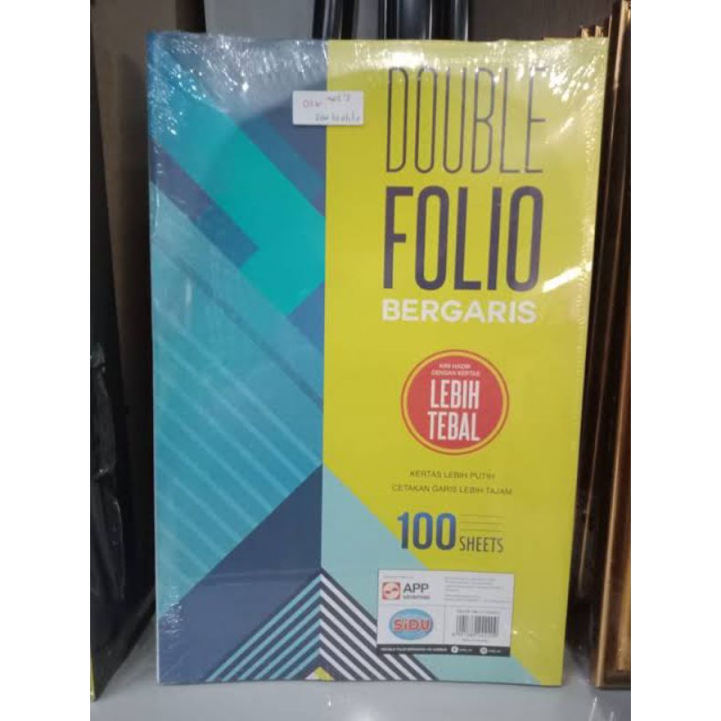 

Kertas Doble Folio Bergaris 5 Pack Merek Sinar Dunia