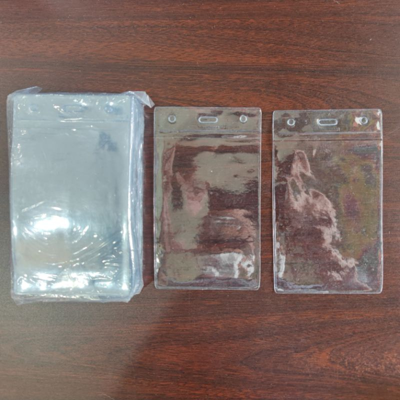 

Plastik Kartu Panitia / Plastik Name Card 8,5 X 12cm (1 Pack Isi 100 Pcs)