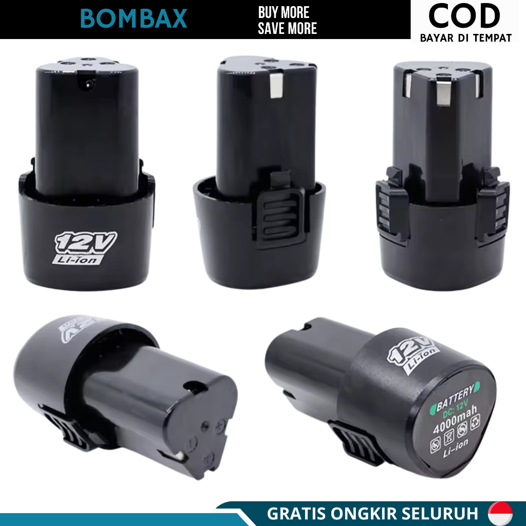 Baterai Bor Cordless 12V Baterai Bor Cas 12V Lithium Li-ion Mesin Bor Cordless Jld Apr