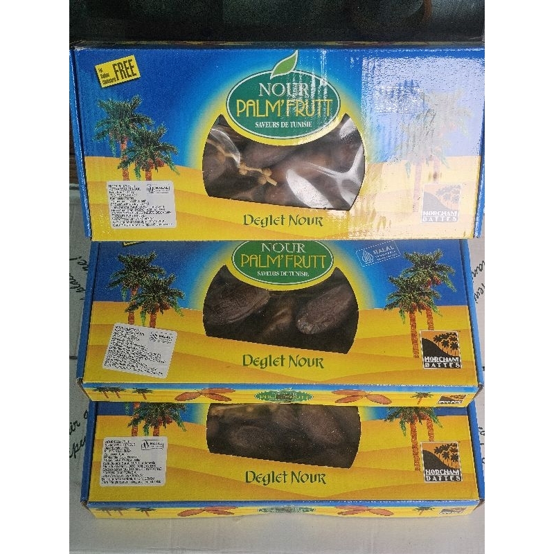 

kurma palm Noor tangkai 500 gr x 12 pac . Stock Baru