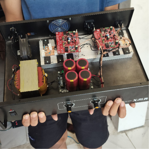 POWER AMPLIFIER 10 AMPERE CT 42 ELCO 80V 3 SET PER MONO