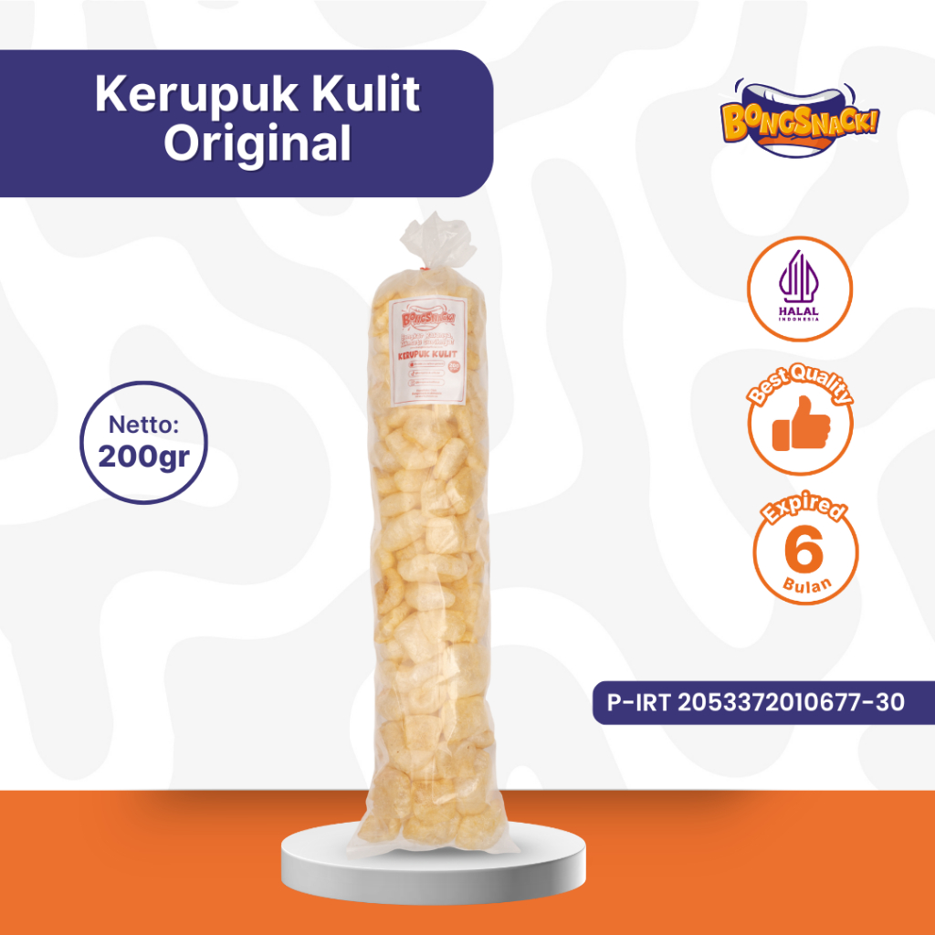 

Nycyta Home Bongsnack Kerupuk Kulit- Isi 200Gr Camilan Kering Food Keripik Pedas Cemilan Gratis