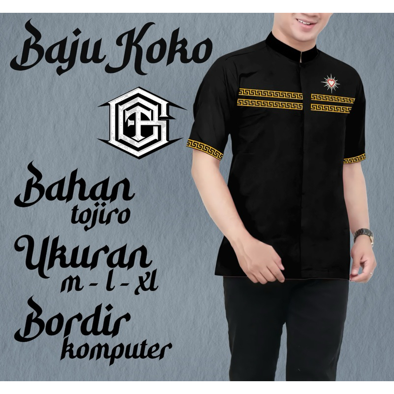 Baju koko psht bordir