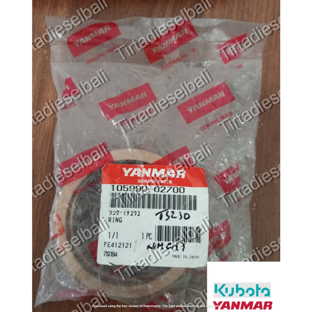 YANMAR RING OIL FEED RING TS 230 105990-02700 ORIGINAL
