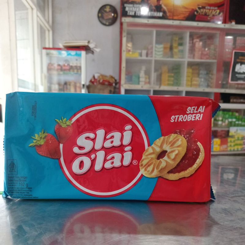 

Slai o'lai biskuit selai stroberi 192gr