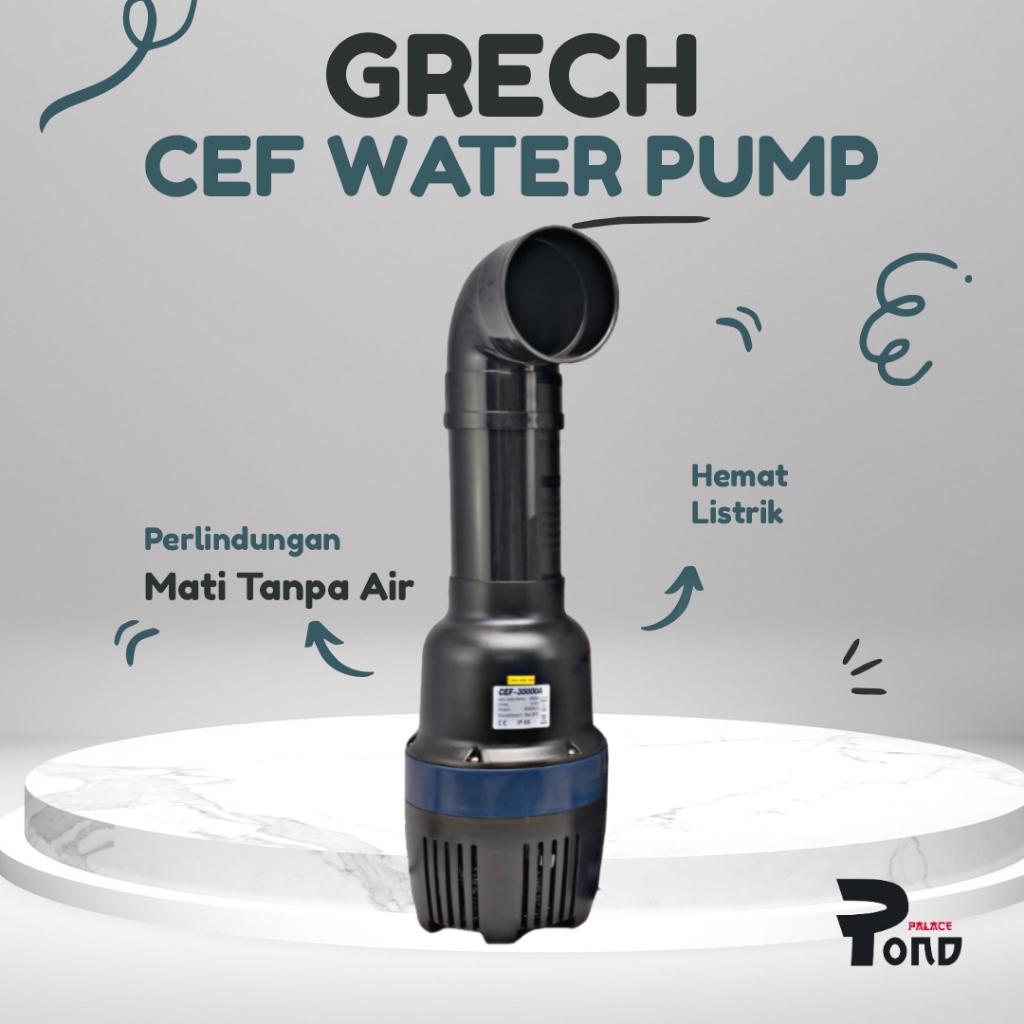 Pompa Air CEF Pond Water Pump Sunsun 26000 LPH Pompa Celup Kolam