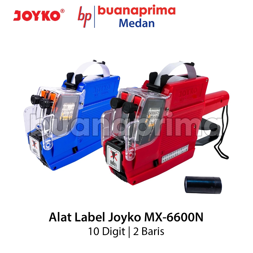 

Alat Label Harga JOYKO MX-6600N 2 Lines Angka 10 Digits Number Mesin Nomor Sticker Stiker