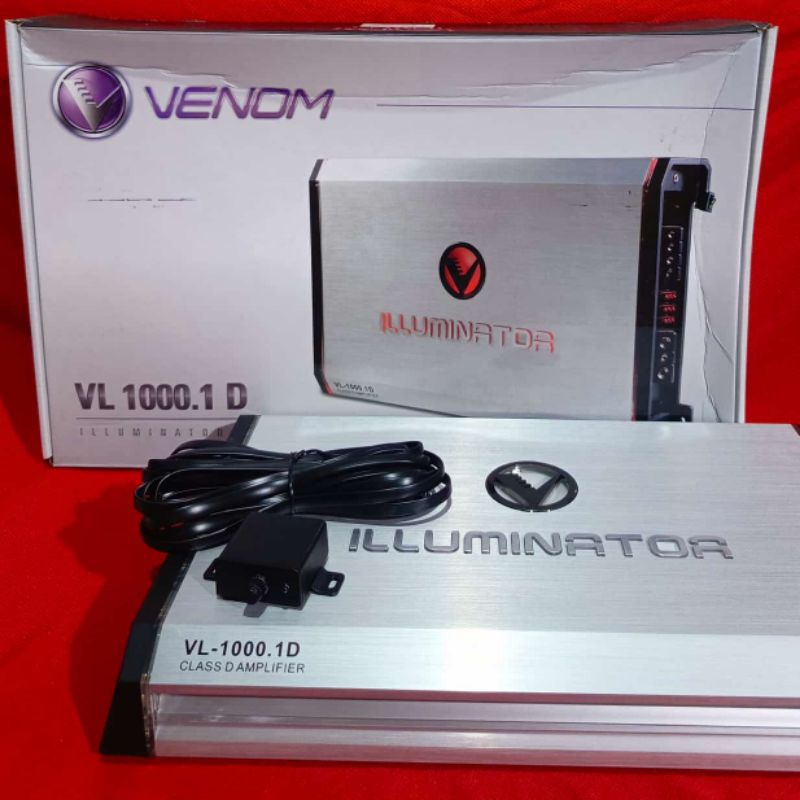 Monoblock Venom ILUMINATOR VL-1000.1 D - Car Monoblock Venom ILUMINATOR Original