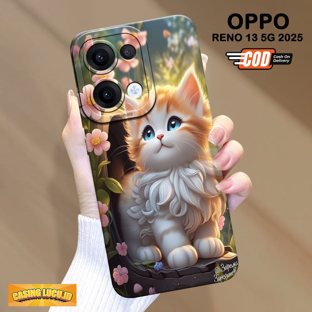 Case Oppo Reno 13 5G 2025 Terbaru - Fashion Case Binatang - Casing Hp Oppo Reno 13 5G 2025 Terbaru -