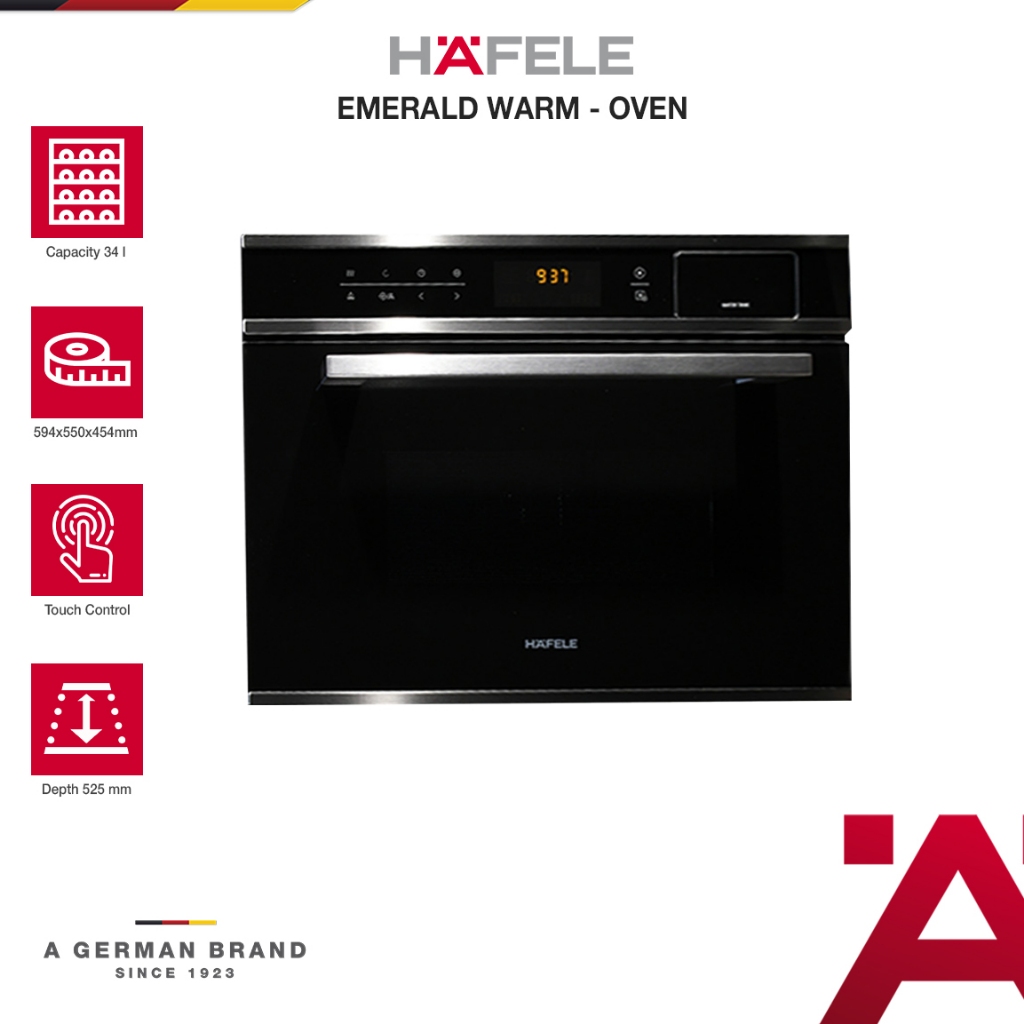 Hafele Built-in Oven Steamer Emerald Series - Oven Listrik Tanam