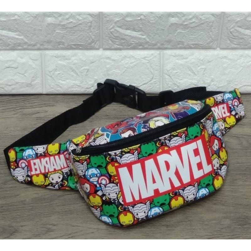 Waisbag Anak Laki Laki Marvel Tas Selempang Marvel