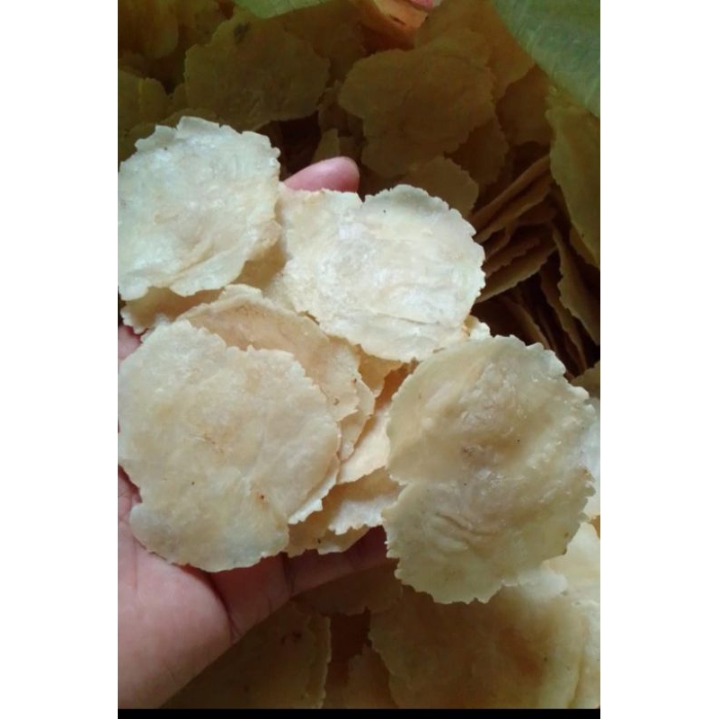 

emping mentah menes / emping banten