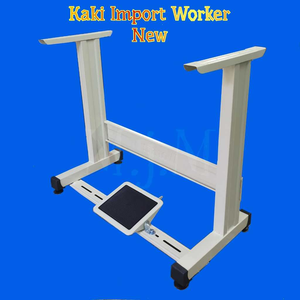 Kaki Mesin Jahit Industri WORKER  + INJAKAN PEDAL KUALITAS / Kaki impor mesin jahit /kaki meja mesin
