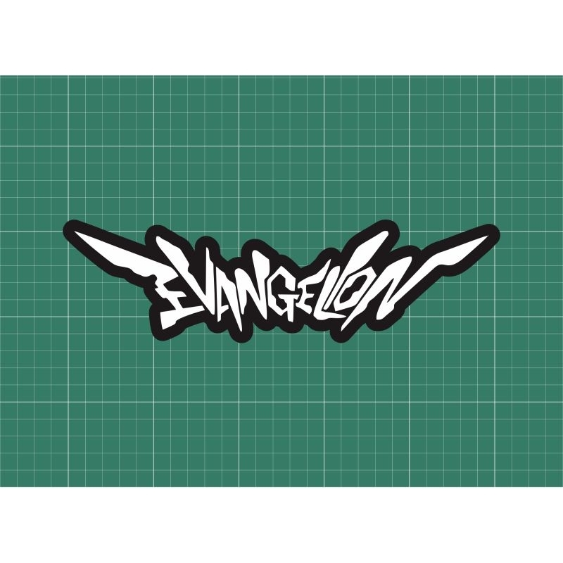 

STICKER HOLOGRAM ANIME EVANGELION LOGO
