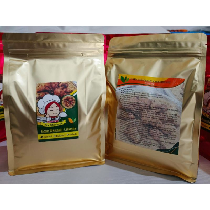 

Beras basmati + bumbu Briyani 1kg