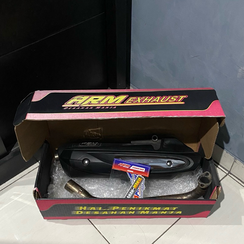 knalpot aerox new bobok by arm