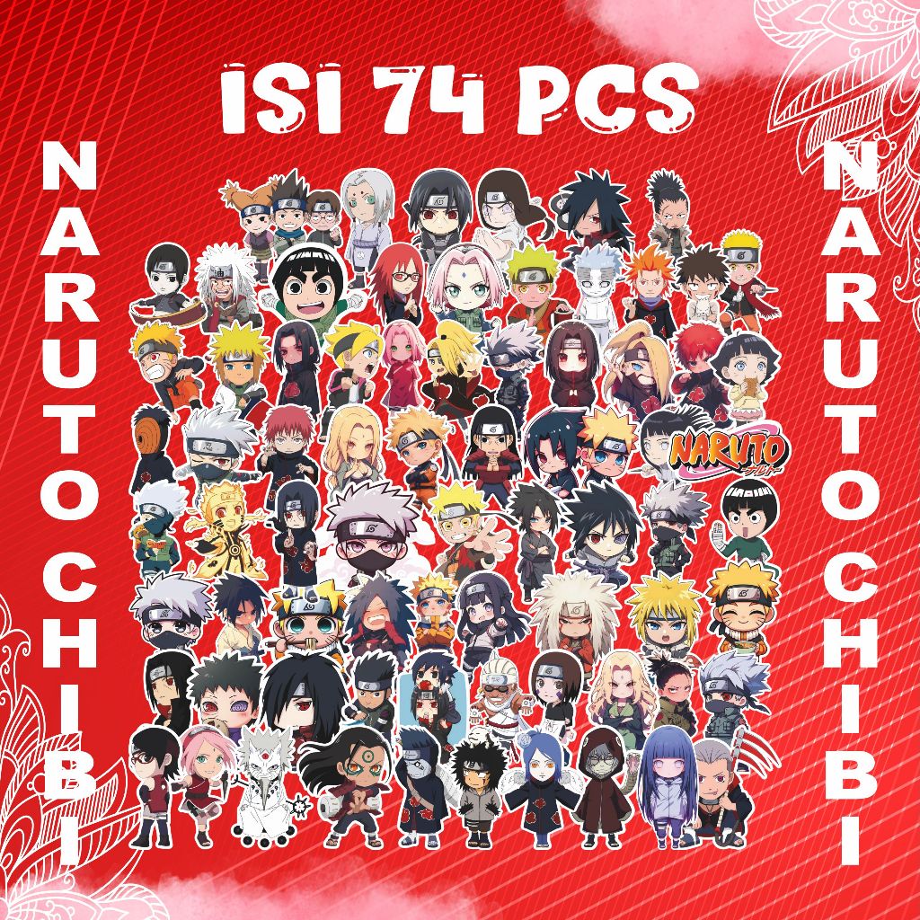 

Stiker Anime Naruto Chibi 74 PCS – Premium, Waterproof, Die-Cut Presisi, Tahan Lama, Cocok untuk HP, Laptop, Helm, dan Banyak Lagi!