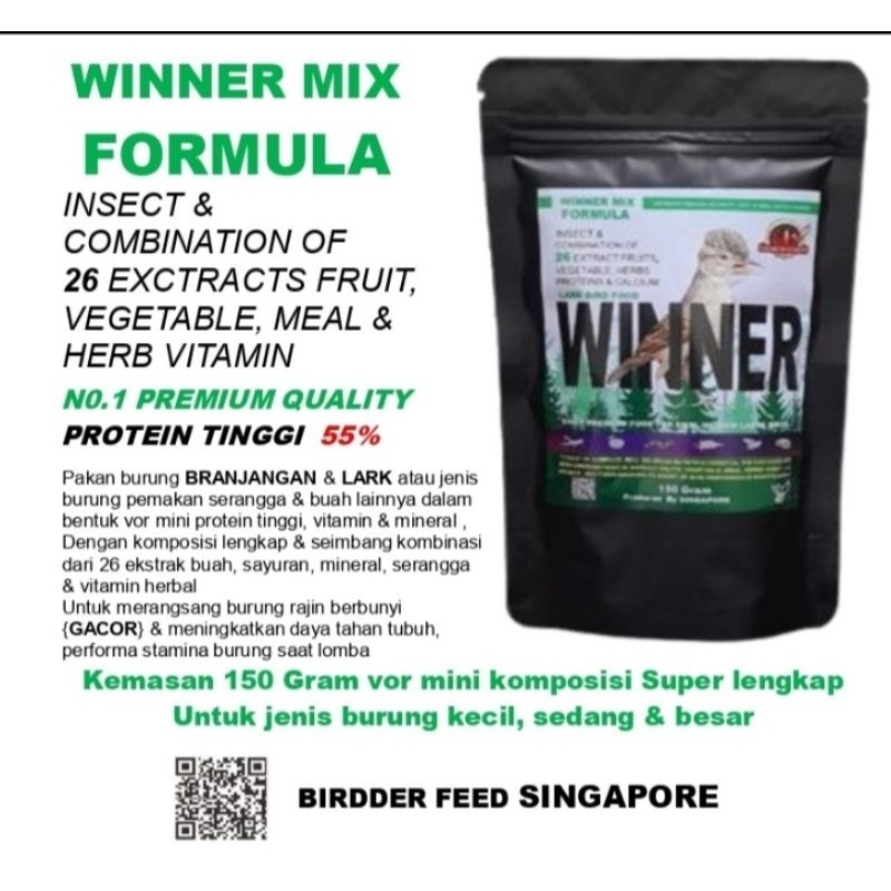 winner branjangan Pur burung Voer impor winer branjangan apung lark