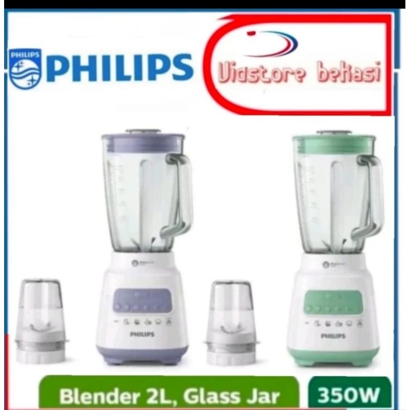 Blender Philips Kaca PHILIPS  Blender HR-2222 Blender GLASS KACA  2 liter 100% ORI