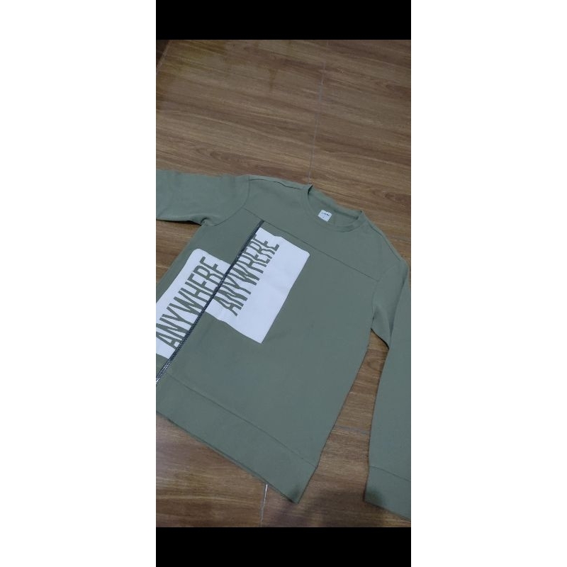 PEMAKAIAN PRIBADI - SWEATER HIJAU MINT