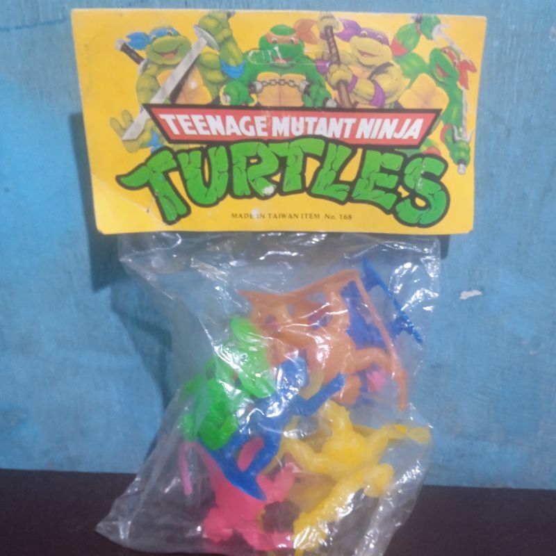 mini figure kura- kura ninja jadul karet